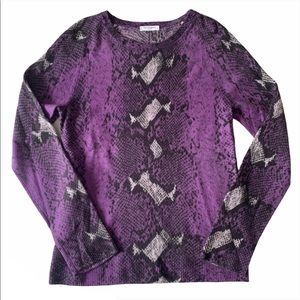 Equipment 100% Cashmere Sloane Diamondback Sweater